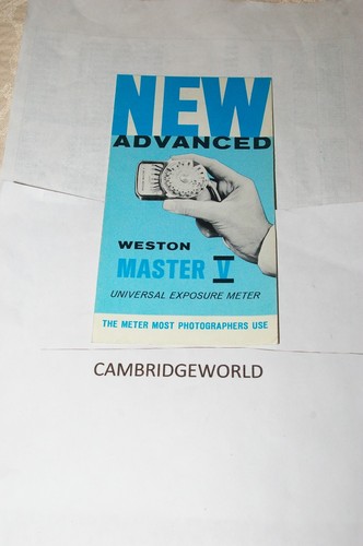 New weston master exposure - master, v