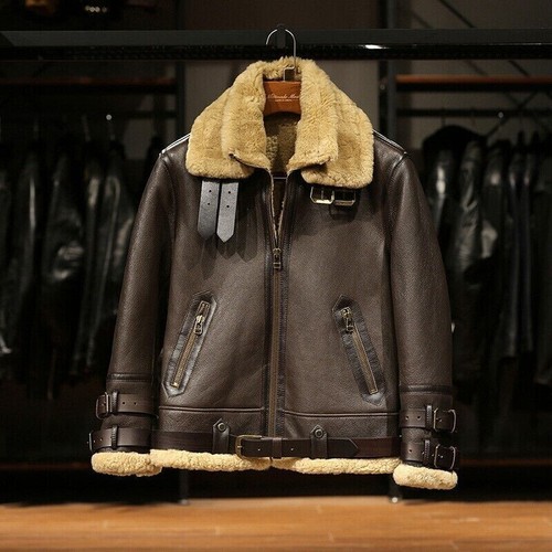Ww2 100 sheepskin mens - 100%,