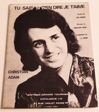 Partition vintage sheet music