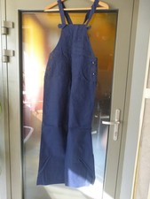 ancien pantalon bretelles bleu