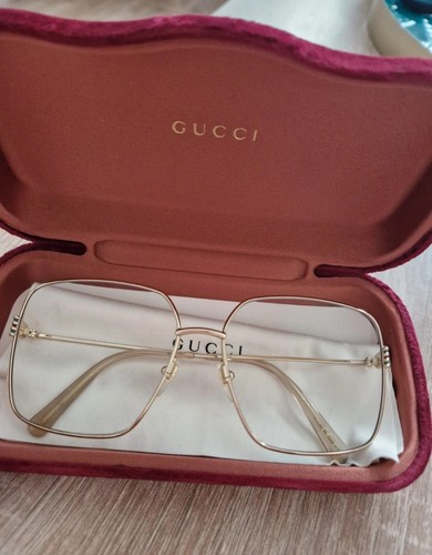 Lunettes vue gucci dorées - lunettes, de