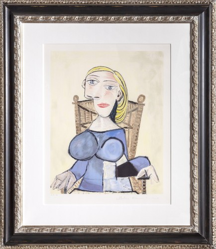 Pablo picasso femme blonde - pablo,
