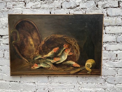 Nature morte aux poissons - nature,