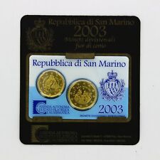 Saint-Marin Mini set FDC Euros 2003 2 pièces C10093
