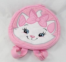 Sac à dos peluche rond chat