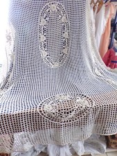 Dessus de Lit Ancien en Filet