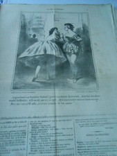 Humour 1860 - La Vie au Théatre Le Groschauve 3ème fauteuil à gauche