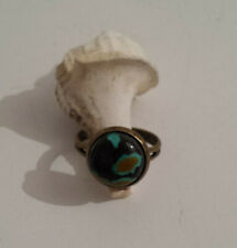 bague réglable turquoise du Tibet  neuve création unique