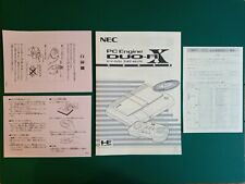 Nec PC Engine DUO-RX manual notice manuel noticia instructions repro 