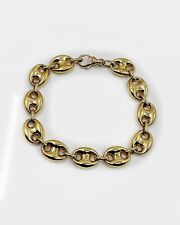 Bracelet Grain de Café or 18k 21.02grs - 22cm 12mm - Bijoux occasion