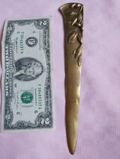 VINTAGE BRONZE LETTER OPENER
