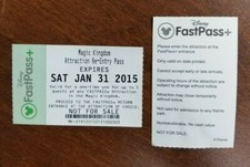 2015 Disney World FastPass