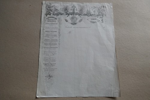 Facture lettre vierge vers - lettre,