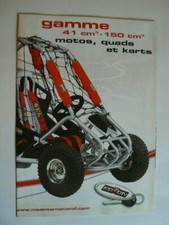 Brochure prospectus  moto quads et karts : ROXON gamme 41cc - 150cc 