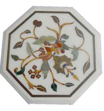 12 " Marbre Côté Table Top