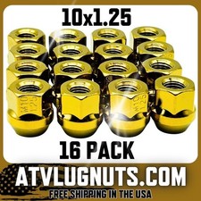 16 Acorn Bulge Lug Nuts 2001
