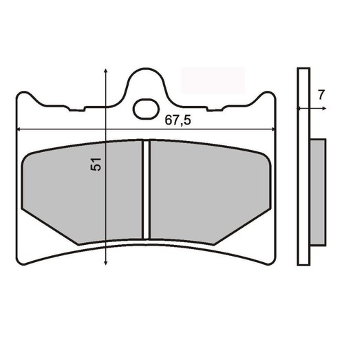 Plaquettes frein anterieur - plaquettes, de