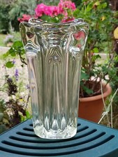 ANCIEN VASE EN CRISTAL MASSIF
