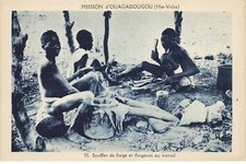 AFRIQUE #DC51006 SOUFFLET DE FORGE ET FORGERONS MISSION OUADAGOUDOU