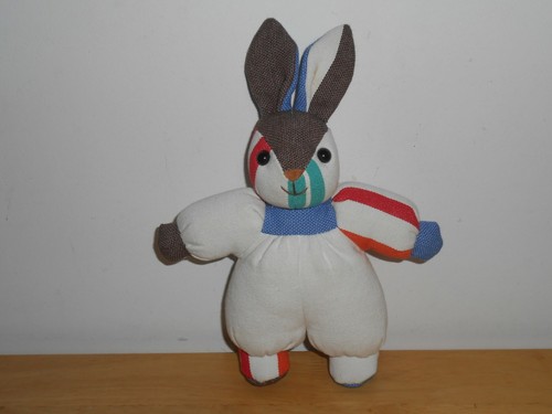 Peluche doudou lapin - peluche,