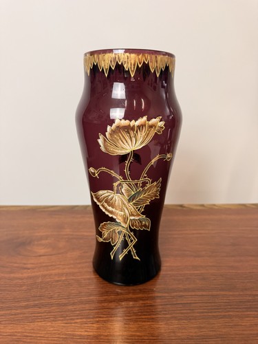 Vase ancien legras verre - vase,