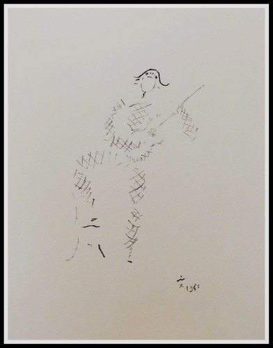 Jean cocteau arlequin - cocteau, :