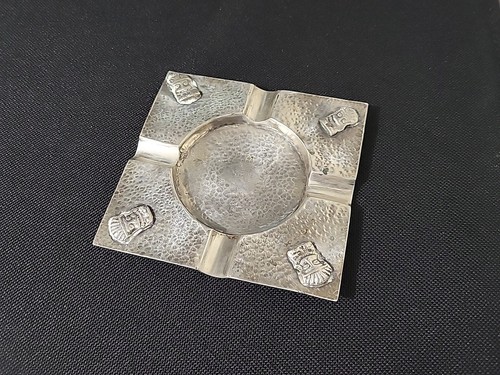 Cendrier argent sterling - cendrier,