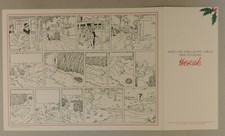Carte de Voeux Herge 1986
