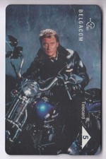 EUROPE TELECARTE / PHONECARD .. BELGIQUE 5U L&G PRIVEE JOHNNY HALLYDAY TBE/LUXE 