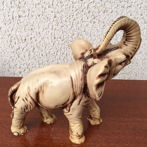 Eléphant résine lourd h24 - eléphant, cm