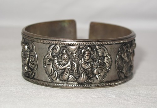 Ancien bracelet manchette - , en