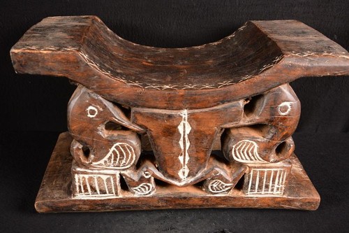 Tabouret ancien ashanti - ancien,