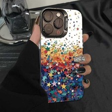 Coque de Protection en PC pour iPhone 17 16 15 14 13 12 11- Plein d'Étoiles
