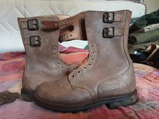 rangers cuir marron armée francaise guerre Algérie taille 41 de 1962