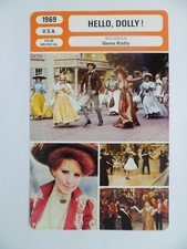 CARTE FICHE CINEMA 1969 HELLO DOLLY Barbra Streisand Walter Matthau Michael Craw