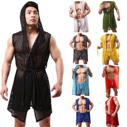 Hommes sexy transparent maille - hommes,