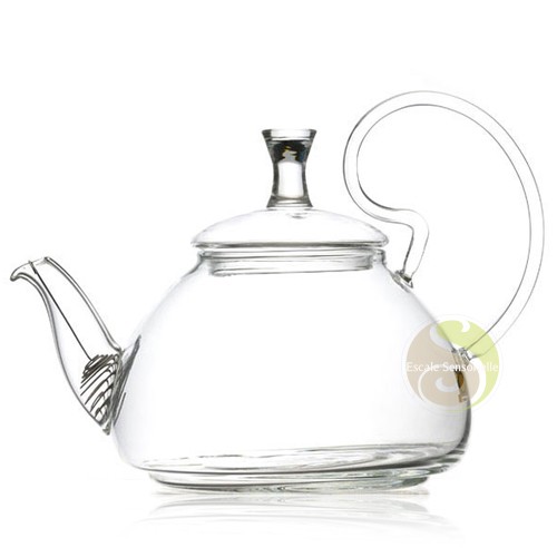 Théière verre filtre inox - en,