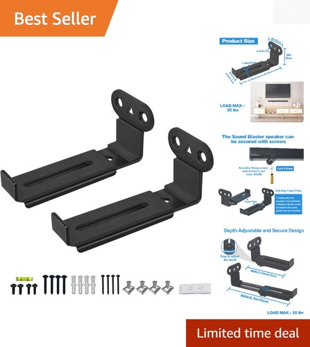 Soundbar wall mount all - mount,all, metal