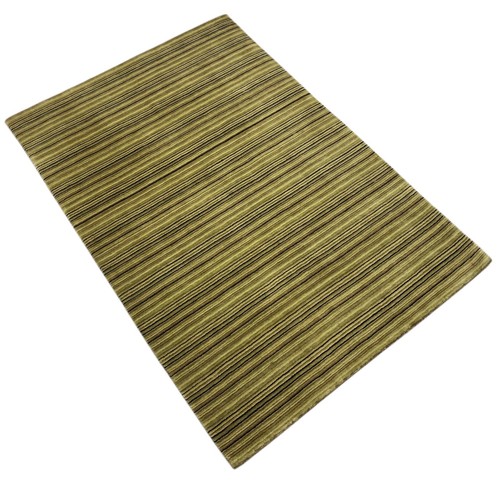 Tapis 100 laine - laine, marron