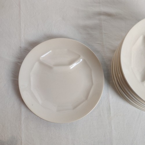 Assiettes asperges faïence - a,
