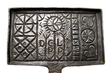 Gaufrier De Mariage 1800. Moule à Oublies.