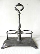 ORFÈVRERIE CHRISTOFLE MÉTAL ARGENTÉ ANCIENNE MONTURE d' HUILIER VINAIGRIER 