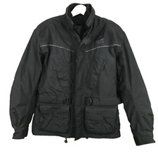 Macadam manteau homme taille M noir veste jacket poches armure corporelle