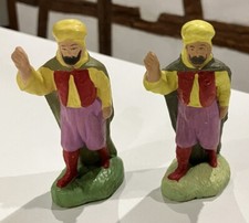 Lot de deux santons Devineau