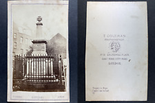 Angleterre, London, Old Church Garden, Wesley Tomb, Photo. T. Coleman Vintage cd