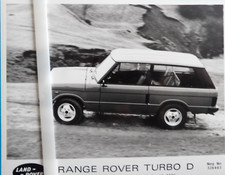 Photo Presse RANGE ROVER TURBO D de 04 / 1986 an101