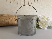 924⚜️ Ancienne Gamelle Unis France Cantine en Aluminium Longueur 12 Cm Vintage