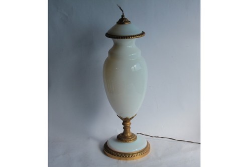 Pied lampe opaline sèvres - pied,