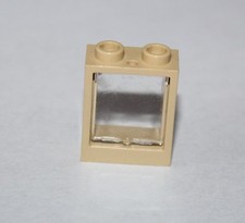 Lego Fenêtre Tan 1x2x2+vitre