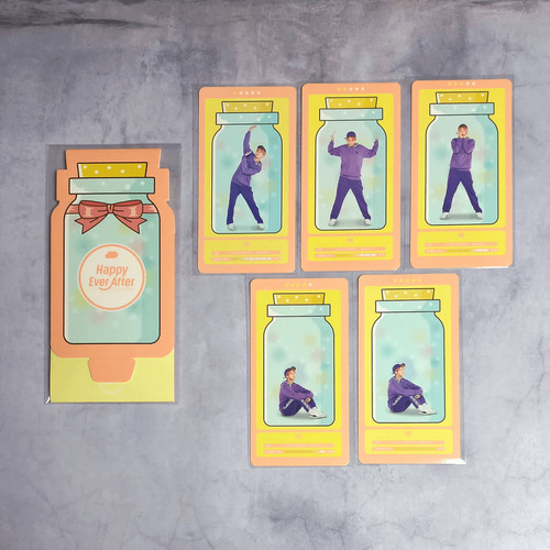 Carte photo officielle bts - carte,